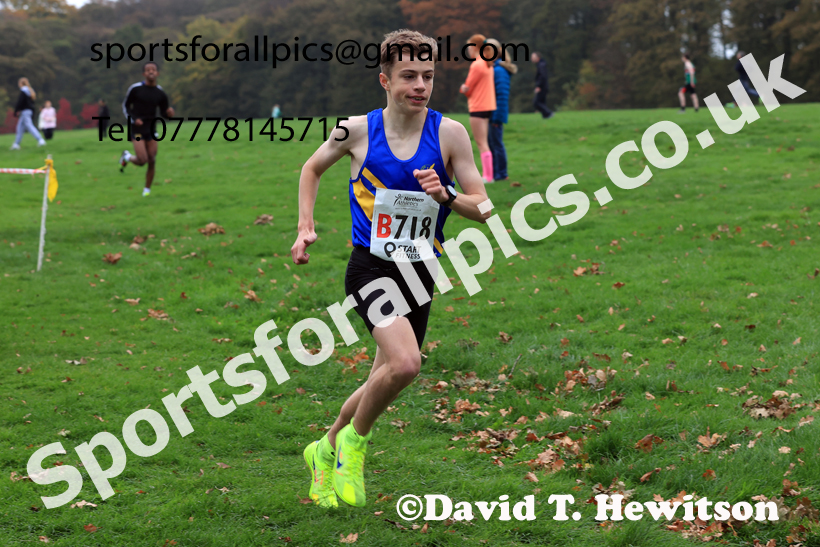 Mens Under-17s relay, 2025 Northern Cross Country Relays, Graves Park, Sheffield. Photo: David T. Hewitson/Sports for All Pics